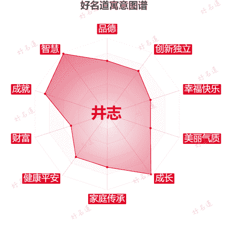 名字井志的寓意图谱