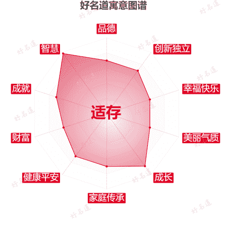 名字适存的寓意图谱