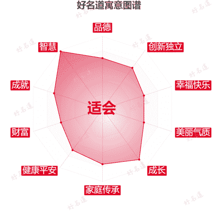 名字适会的寓意图谱