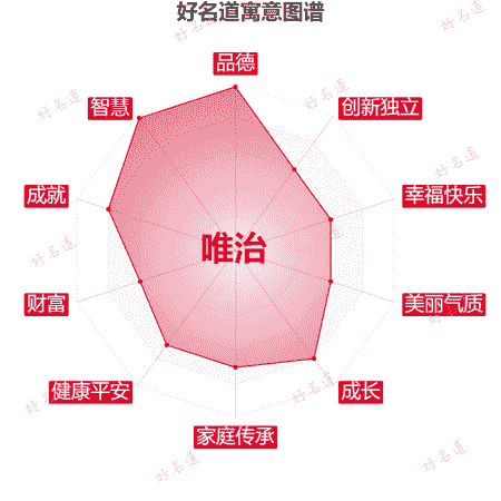 名字唯治的寓意图谱