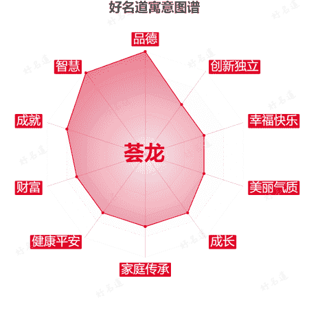 名字荟龙的寓意图谱