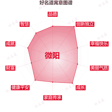 名字微阳的寓意图谱