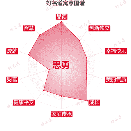 名字思勇的寓意图谱