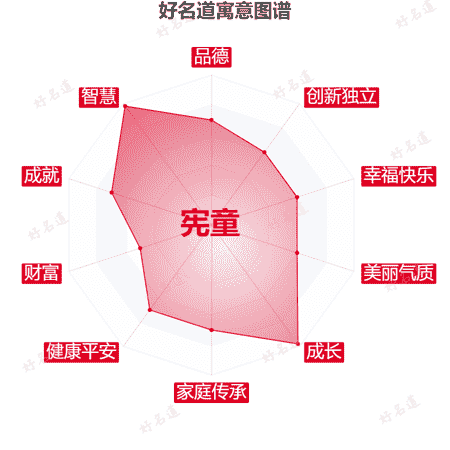 名字宪童的寓意图谱