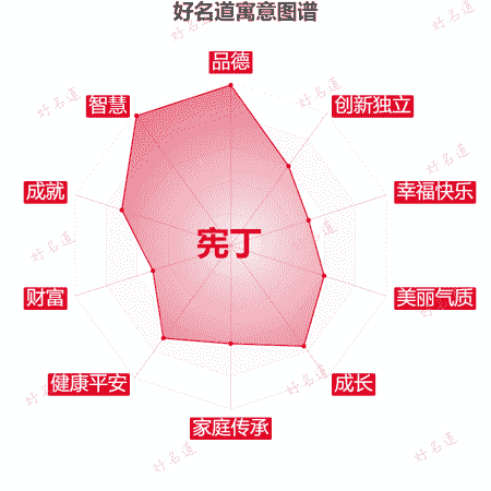 名字宪丁的寓意图谱