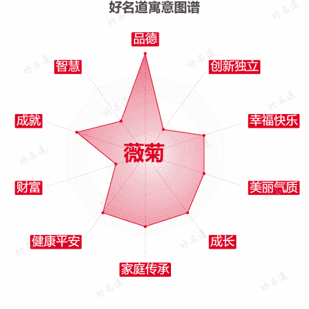 名字薇菊的寓意图谱