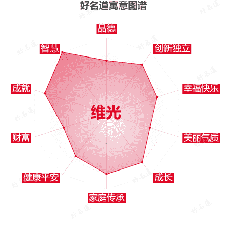 名字维光的寓意图谱