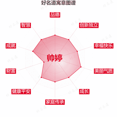 名字帅婷的寓意图谱