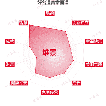 名字维景的寓意图谱