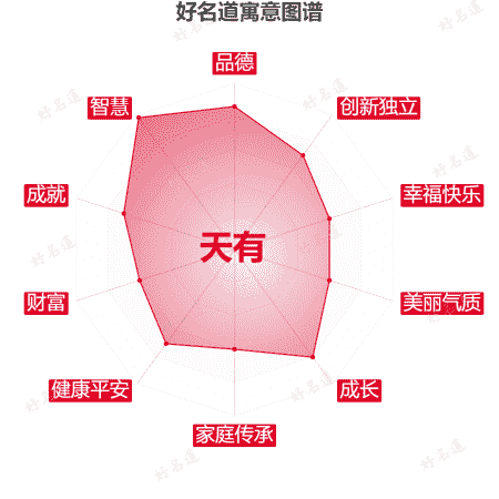 名字天有的寓意图谱