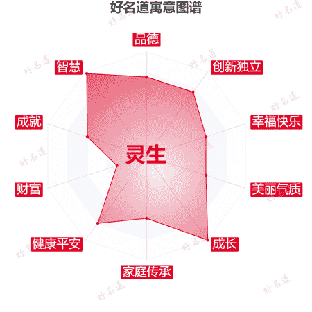 名字灵生的寓意图谱