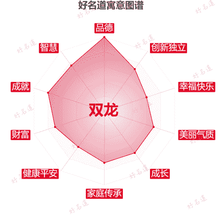 名字双龙的寓意图谱
