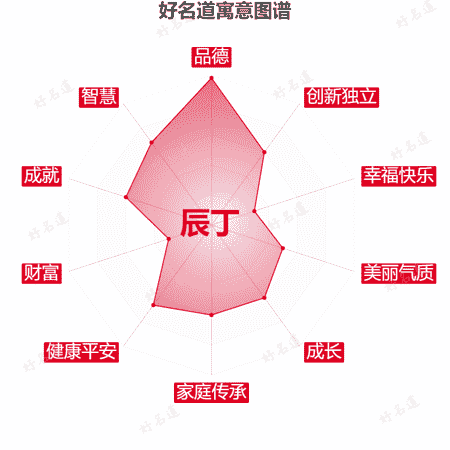 名字辰丁的寓意图谱