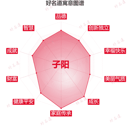 名字子阳的寓意图谱