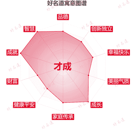 名字才成的寓意图谱