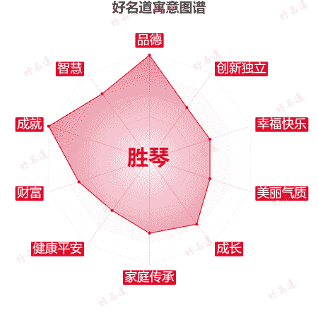 名字胜琴的寓意图谱