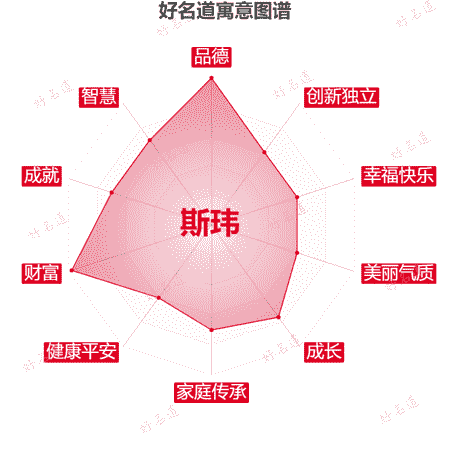 名字斯玮的寓意图谱