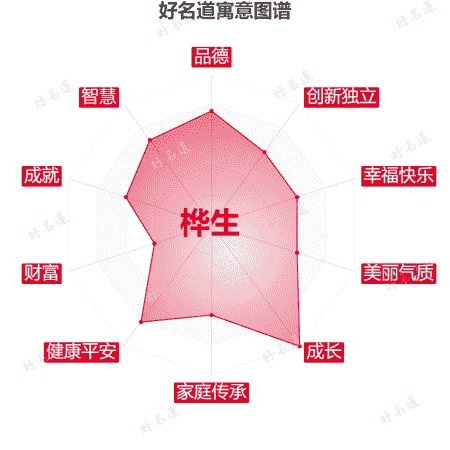 名字桦生的寓意图谱