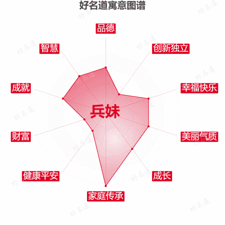 名字兵妹的寓意图谱