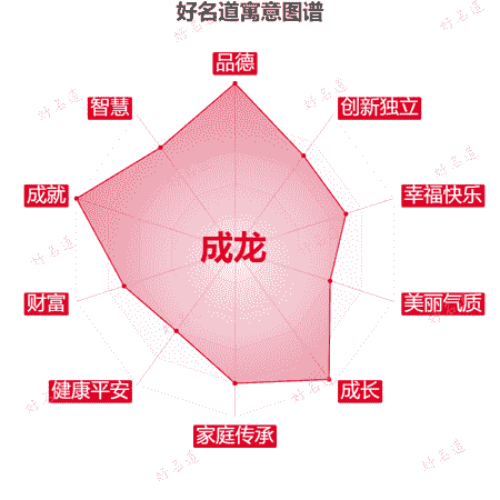 名字成龙的寓意图谱