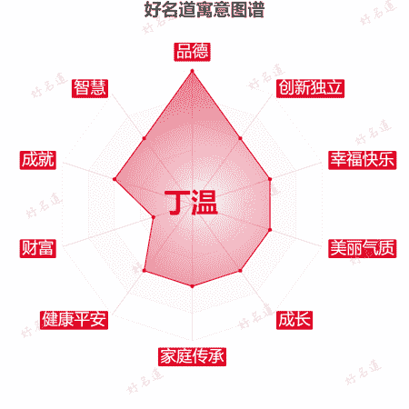 名字丁温的寓意图谱