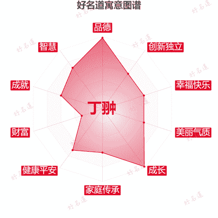 名字丁翀的寓意图谱