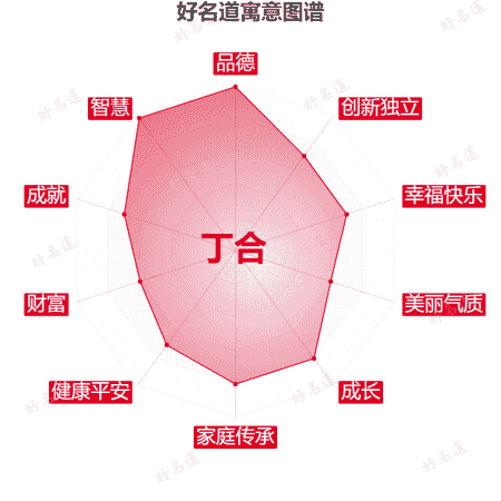 名字丁合的寓意图谱