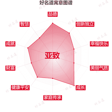 名字亚致的寓意图谱