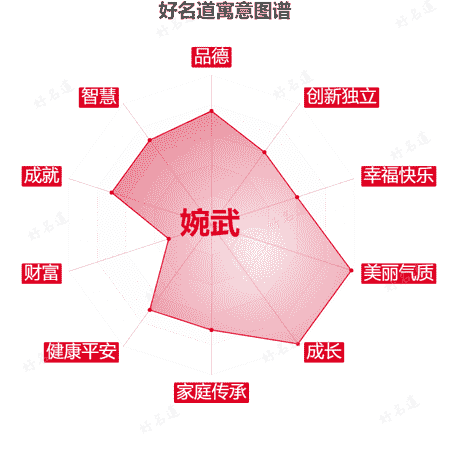 名字婉武的寓意图谱