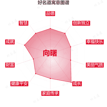 名字向曙的寓意图谱