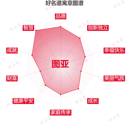 名字图亚的寓意图谱