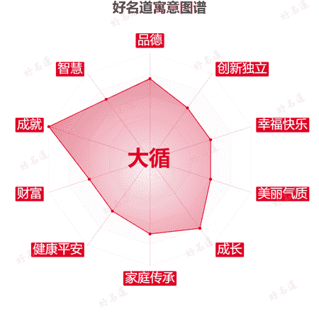 名字大循的寓意图谱