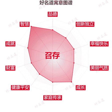 名字召存的寓意图谱