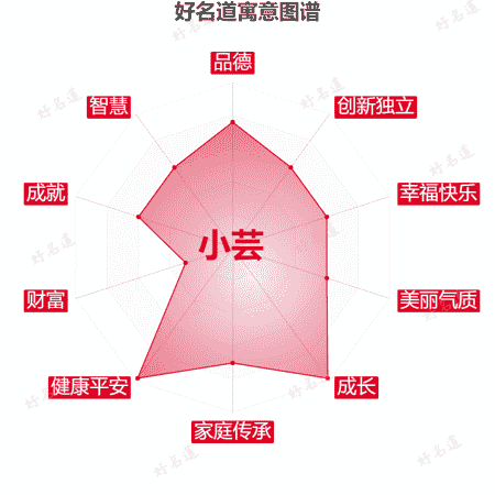 名字小芸的寓意图谱