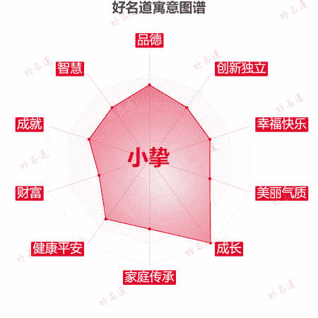 名字小挚的寓意图谱