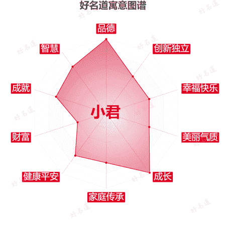 名字小君的寓意图谱