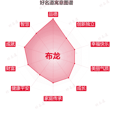 名字布龙的寓意图谱