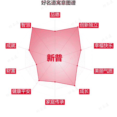 名字新普的寓意图谱