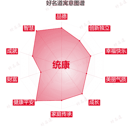 名字统康的寓意图谱