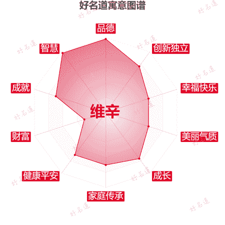 名字维辛的寓意图谱